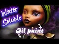 I Tried Water Soluble Oils Instead Of Acrylics On My Doll MOTHACRAFTA Ep 3