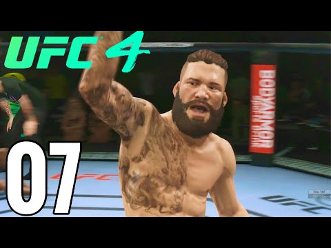 UFC 4 Career Mode Walkthrough Part 7 - BEAUTIFUL FINISH!