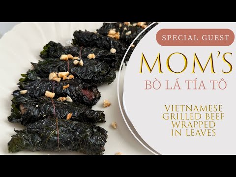 Bò Lá Lốt | Bò Lá Tía Tô | Vietnamese Grilled Beef Wrapped in Wild Betel / Perilla / Grape Leaves
