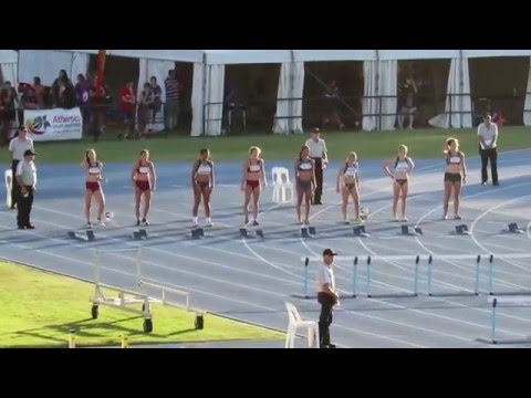 100MH Final U17W Lateisha Willis 13.49 +1.6  2016 Australian junior Championships