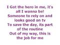 The Hero In Me Emily Osment WITH LYRICS