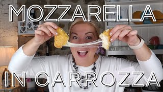 Mozzarella In Carrozza in FRIGGITRICE AD ARIA, filantissima