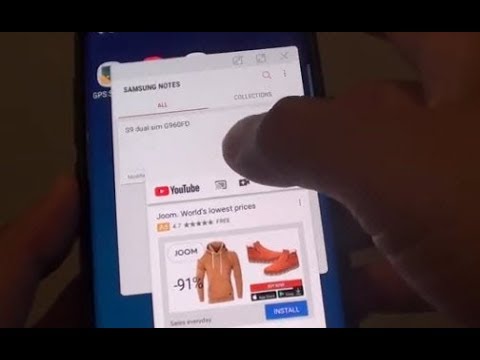 Samsung Galaxy S9 / S9+: Open Apps in Popup Windows Mode
