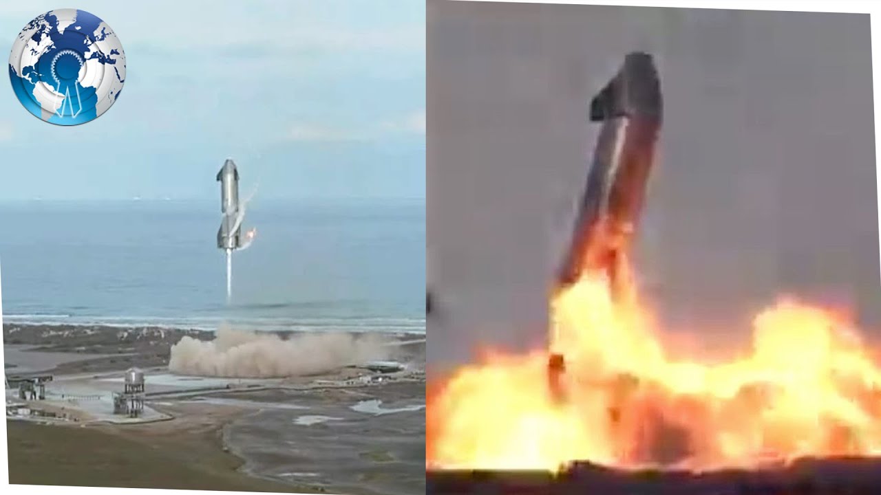 Starship SN10 pousa e explode após teste Starship SN10 pousa com sucesso mas explode após teste da SpaceX