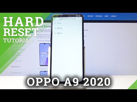 Hard Reset OPPO A9 2020 - Wipe Data by OPPO Recovery Mode