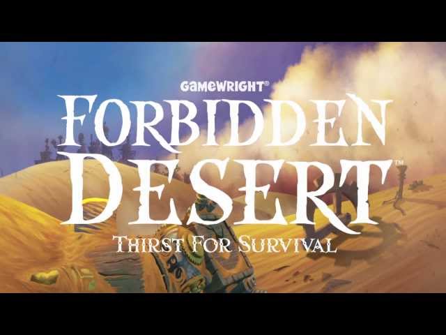 Vídeo relacionado con Gamewright , Forbidden Desert Game, Board Game, Ages 10+, 2-5 Players, 45 Minutes Playing Time