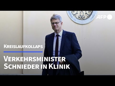 Verkehrsminister Schnieder erleidet bei Kabinettsklausur Kreislaufzusammenbruch | AFP