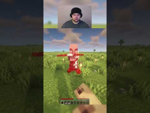 Killing a Pillager unarmed in minecraft day 102 #shorts #viralshorts