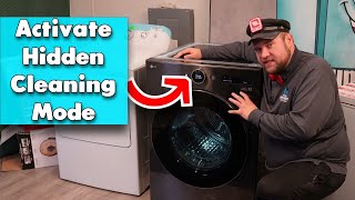 LG Heat Pump Dryer Maintenance and Secret Cleaning Mode - How to Do (DLHC5502)