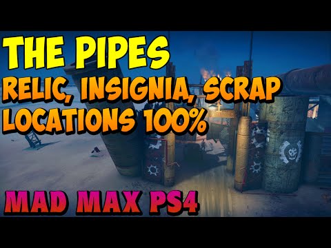Mad Max - The Pipes History Relic, Insignia, and Scrap Locations - Gameplay