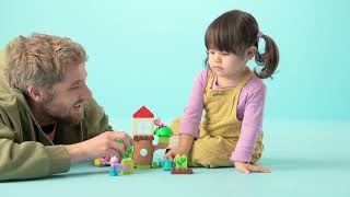 LEGO® DUPLO® 10431 Prasátko Peppa – zahrada a dům na stromě