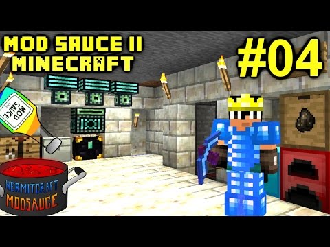 Minecraft Mods - Mod Sauce II Ep. 04 - New Armor & Tech !!! ( HermitCraft Modded )