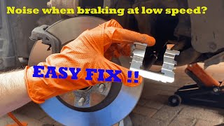 Noise when braking! Clonking, rattling... ( EASY FIX! ) READ DESCRIPTION !!