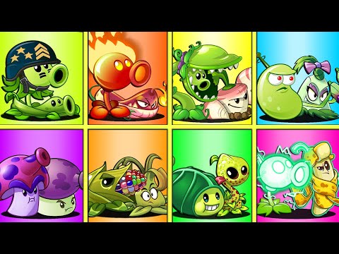 Random 10 Team Plants Battlez - Who Will Win? - PvZ 2 Team Plant vs Team Plant