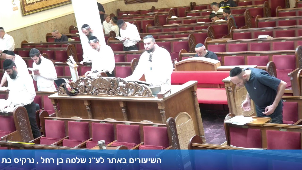 מנחה וערבית עם הרב אייל עמרמי שליטא