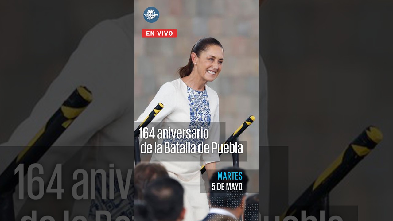 Sheinbaum encabeza el desfile del 5 de Mayo en Puebla