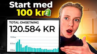 Hvordan starte dropshipping med 100 kr (Steg for steg)