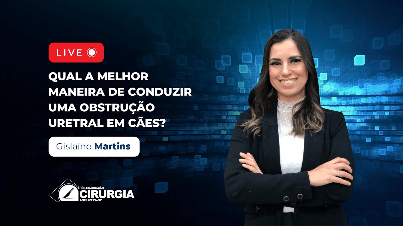 Live #3 - Qual a Melhor Maneira de Conduzir uma Obstrução Uretral em Cães