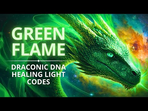 🟢 DNA Healing with the Green Flame Dragon Zenthoris – Cellular Renewal Through Draconic Light Codes