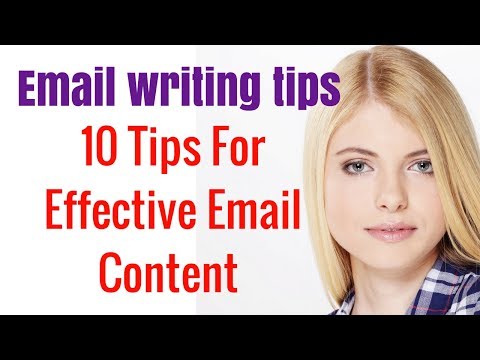 How to write email | ✍️ 10 Tips For Effective Email Content  |🖋 Tips to write effective email