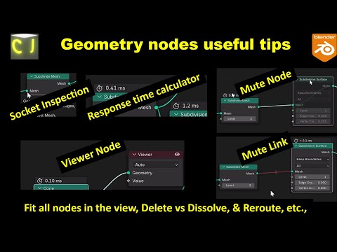 Geometry Nodes Useful Tips to speed up your workflow
