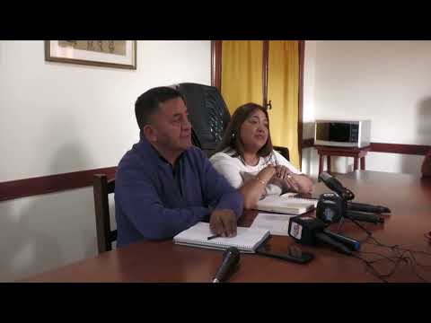 Conferencia de prensa sobre diversos temas de la ciudad de Rosario de Lerma