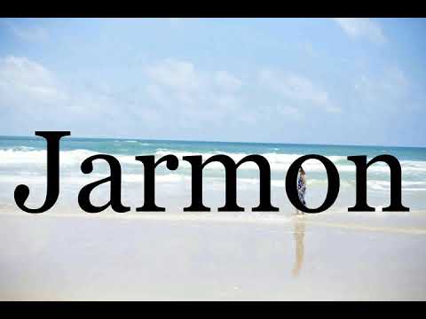 How To Pronounce Jarmon🌈🌈🌈🌈🌈🌈Pronunciation Of Jarmon