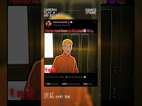 Naruto And Kurama Shocked || Fight ||🤯😈🔥⚡ #naruto #anime #narutoshippuden #kurama