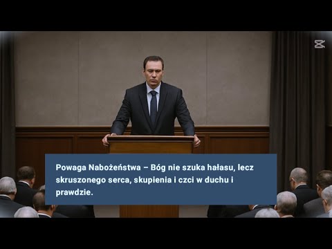 Powaga Nabożeństwa - Bóg nie szuka hałasu, lecz skruszonego serca, skupienia i czci ...