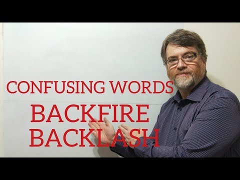 Tutor Nick P Lesson 157 The Difference Between Backfire and Backlash