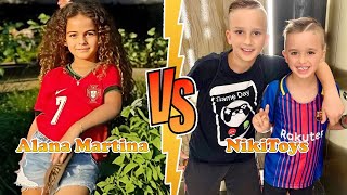 Alana Martina (Ronaldo's Daughter) VS NikiToys (Vlad and Niki) Transformation ★ From Baby To 2025