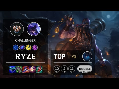 Ryze Top vs Nocturne - EUW Challenger Patch 11.9