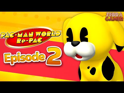 PAC-MAN WORLD Re-PAC Gameplay Walkthrough Part 2 - Ruins Area 100%!