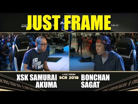 Just Frame Analysis! - SCR 2018 - XsK_Samurai (Akuma) vs RB Bonchan (Sagat)
