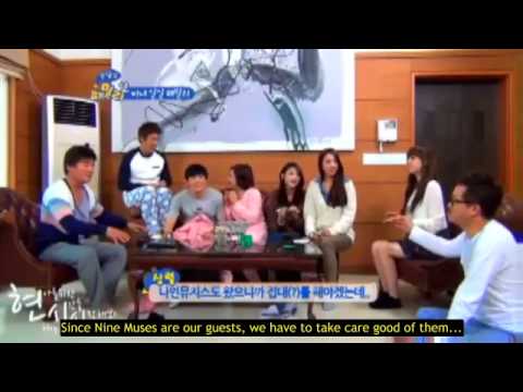 [ENG SUB][121120][Part 1/3] Reckless Family with Nine Muses Hyuna, Hyemi & Kyungri