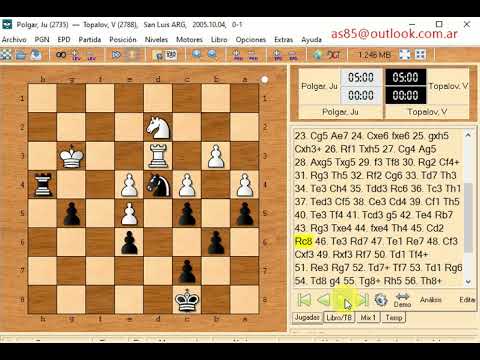 Topalov veselin  and polgar j  0 1    552