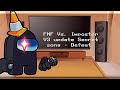 Friday Night Funkin' Mod Characters Reacts | Vs. Imposter V3 update Secret song - Defeat | FNF