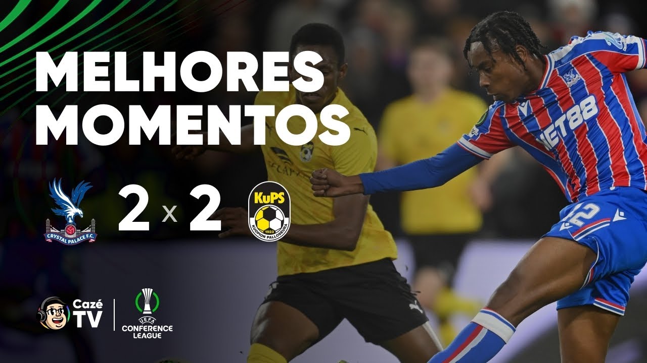 MELHORES MOMENTOS: CRYSTAL PALACE 2 X 2 KUPS KUOPIO | CONFERENCE LEAGUE 2026 | 6ª RODADA