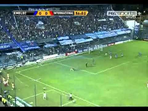 Emelec vs Internacional copa  libertadores 2011 resumen