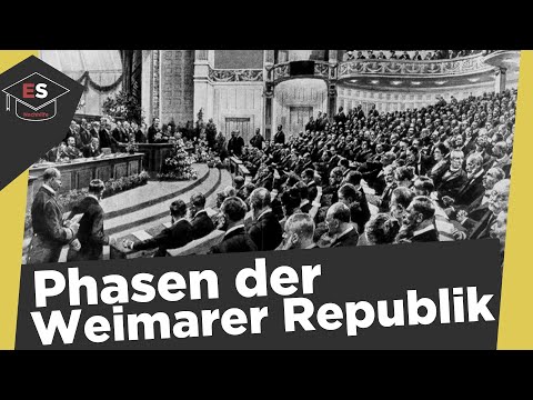 Phases of the Weimar Republic from 1918-1933 - Weimar Republic summary simply explained!