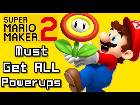 Super Mario Maker 2 but you must collect EVERY powerup