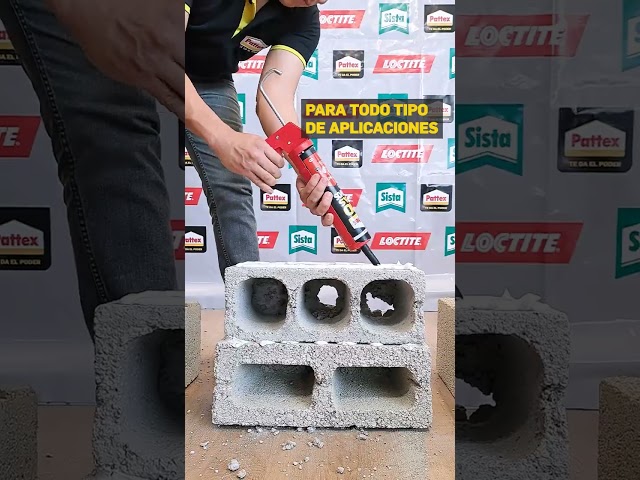 Vídeo relacionado con Pattex No Más Clavos Para Todo HighTack, adhesivo de montaje resistente a temperaturas extremas, pegamento fuerte en superficies húmedas, adhesivo blanco, 1 tubo x 142 g