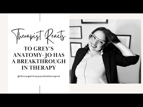Therapist Reacts to Grey's Anatomy-"Flashback: Jo Has a Breakthrough in Therapy"