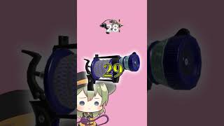 【茶子パロディ】メトロノームに乗って武器ダメージクイズ！豆知識【スプラ３】