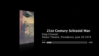 Fripp & Eno - Walk off from Providence... +21st Century Schizoid Man "The Great Deceiver" Live