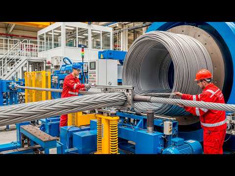 Wie Werden Stahlseile für Brücken Gemacht? 500.000 Meilen & Hunderte Tonnen Last! 🌉⛓️💪