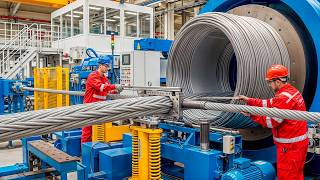 Wie Werden Stahlseile für Brücken Gemacht? 500.000 Meilen & Hunderte T
