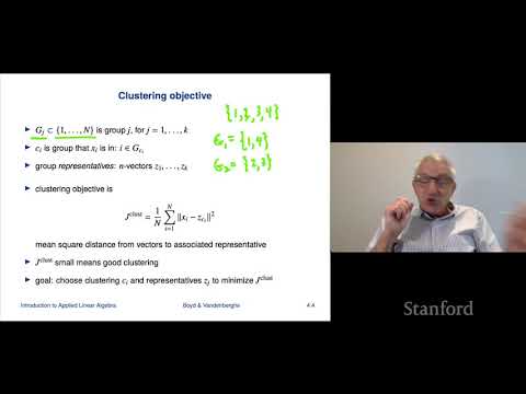 Stanford ENGR108 Introduction to Applied Linear Algebra | 2020 | Lecture 1 Introduction