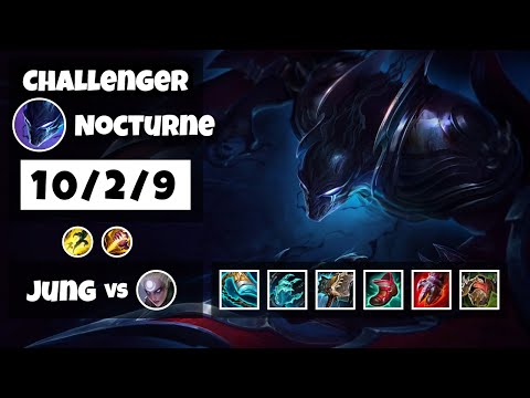 Nocturne vs Diana EU Challenger JUNGLE (10/2/9) - v11.13
