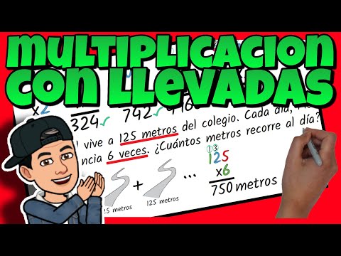 ✖ MULTIPLICACIONES con LLEVADAS para NIÑOS